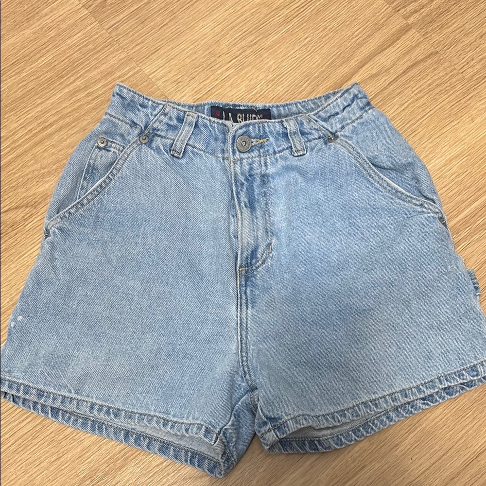 L.A. Blues Blue Jean Shorts High-Waisted